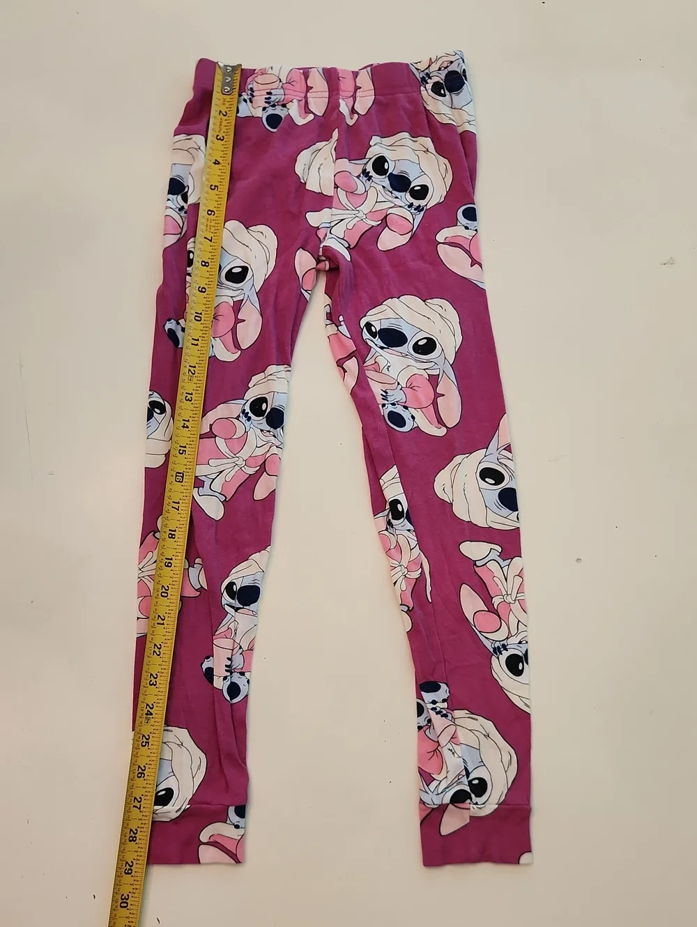 Disney Stitch Pajamas Long Sleeve Top And Pants Size 10